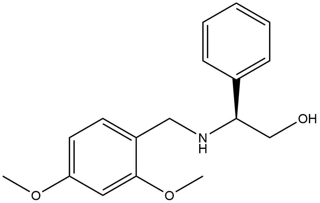 (βS)-β-[[(2,4-Dimethoxyphenyl)methyl]amino]benzeneethanol Structure