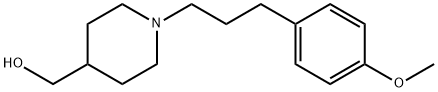 4-Piperidinemethanol, 1-[3-(4-methoxyphenyl)propyl]- Structure