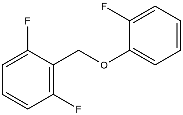 1,3-Difluoro-2-[(2-fluorophenoxy)methyl]benzene Structure