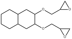 Oxirane, 2,2'-[(decahydro-2,3-naphthalenediyl)bis(oxymethylene)]bis- Structure