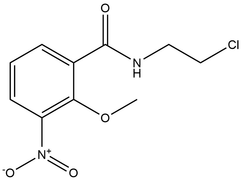 N-(2-chloroethyl)-2-methoxy-3-nitrobenzamide Structure