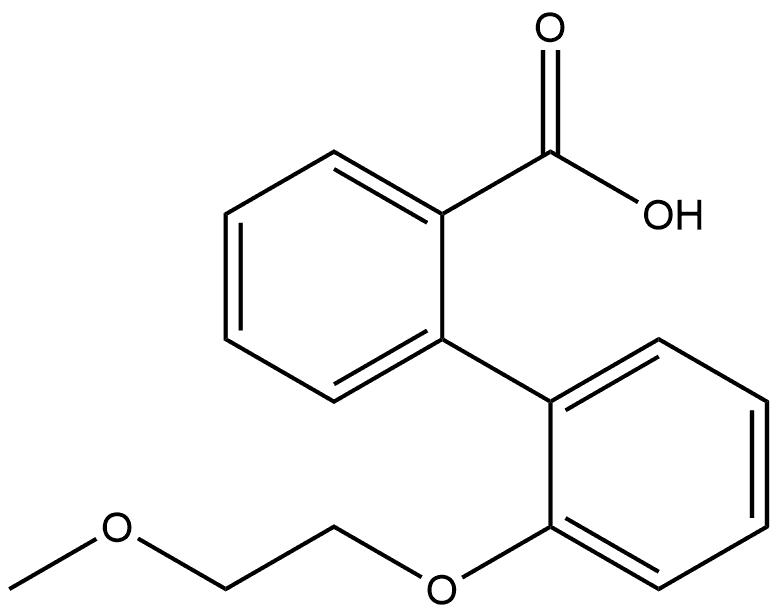 2'-(2-Methoxyethoxy)[1,1'-biphenyl]-2-carboxylic acid Structure