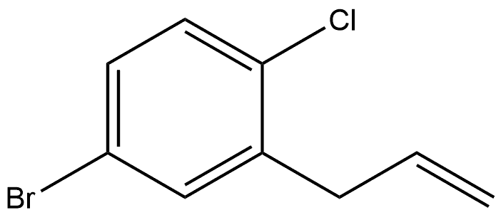 4-Bromo-1-chloro-2-(2-propen-1-yl)benzene Structure