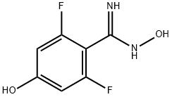 Benzenecarboximidamide, 2,6-difluoro-N,4-dihydroxy- 구조식 이미지