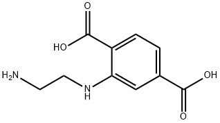 1,4-Benzenedicarboxylic acid, 2-[(2-aminoethyl)amino]- Structure