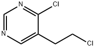 4-Chloro-5-(2-chloroethyl)pyrimidine 구조식 이미지