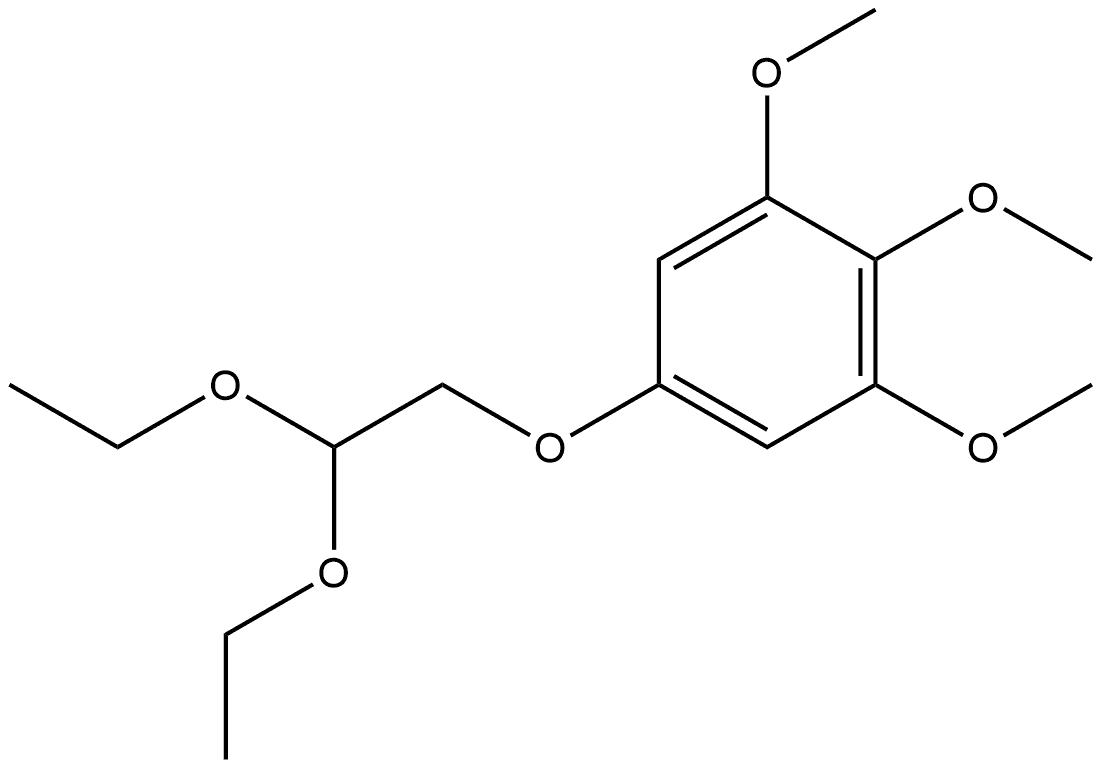 5-(2,2-Diethoxyethoxy)-1,2,3-trimethoxybenzene Structure