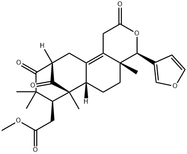 (4R)-4-(3-Furyl)-1,4,4a,5,6,6aβ,7,8,9,10,11,12-dodecahydro-4aβ,7,9,9-tetramethyl-2,10,13-trioxo-7β,11β-methano-2H-cycloocta[f][2]benzopyran-8β-acetic acid methyl ester Structure