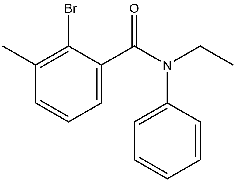 2-Bromo-N-ethyl-3-methyl-N-phenylbenzamide Structure