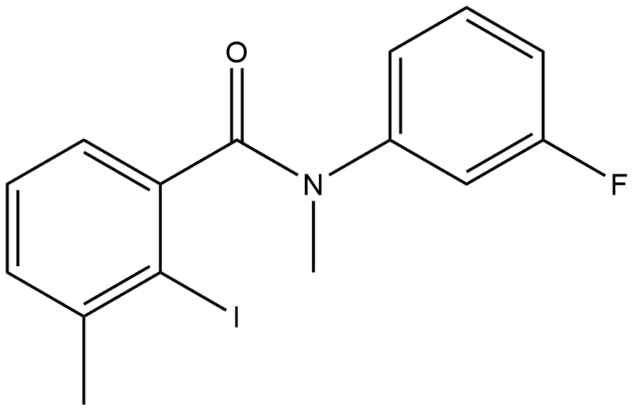 N-(3-Fluorophenyl)-2-iodo-N,3-dimethylbenzamide Structure