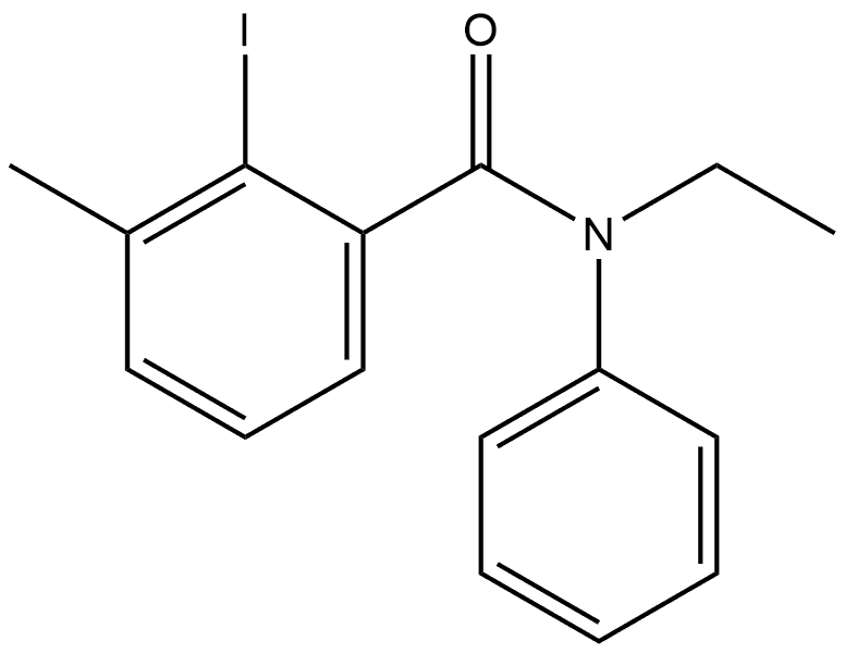 N-Ethyl-2-iodo-3-methyl-N-phenylbenzamide Structure