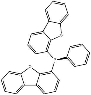 (S)-Dibenzo[b,d]furan-4-yl(dibenzo[b,d]thiophen-4-yl)(phenyl)phosphine Structure