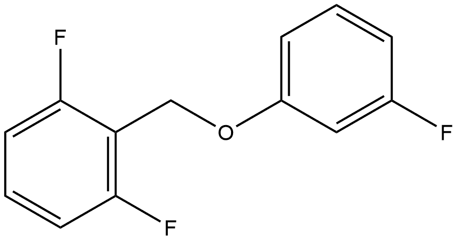 1,3-Difluoro-2-[(3-fluorophenoxy)methyl]benzene Structure