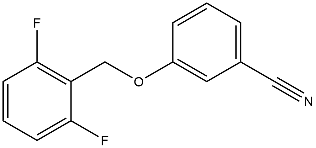 3-[(2,6-Difluorophenyl)methoxy]benzonitrile Structure