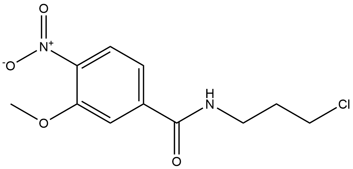 N-(3-chloropropyl)-3-methoxy-4-nitrobenzamide Structure