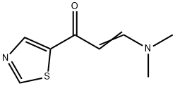 (E)-3-(Dimethylamino)-1-(1,3-thiazol-5-yl)prop-2-en-1-one Structure