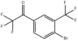 4'-Bromo-3'-(trifluoromethyl)-2,2,2-trifluoroacetophenone 구조식 이미지