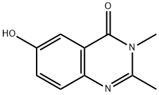 6-Hydroxy-2,3-dimethylquinazolin-4(3H)-one 구조식 이미지