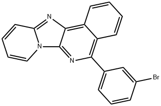 Pyrido[2',1':2,3]imidazo[4,5-c]isoquinoline, 5-(3-bromophenyl)- Structure