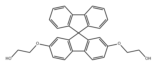 Ethanol, 2,2'-[9,9'-spirobi[9H-fluorene]-2,7-diylbis(oxy)]bis- 구조식 이미지