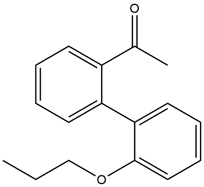 1-(2'-Propoxy[1,1'-biphenyl]-2-yl)ethanone Structure