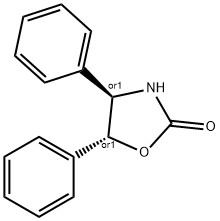 rel-(4R*,5R*)-4,5-Diphenyloxazolidine-2-one Structure