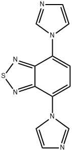 2,1,3-Benzothiadiazole, 4,7-di-1H-imidazol-1-yl- Structure