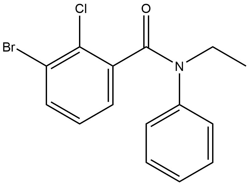 3-Bromo-2-chloro-N-ethyl-N-phenylbenzamide Structure