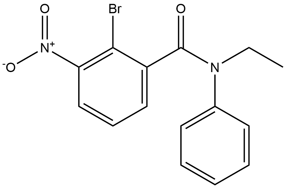 2-bromo-N-ethyl-3-nitro-N-phenylbenzamide Structure