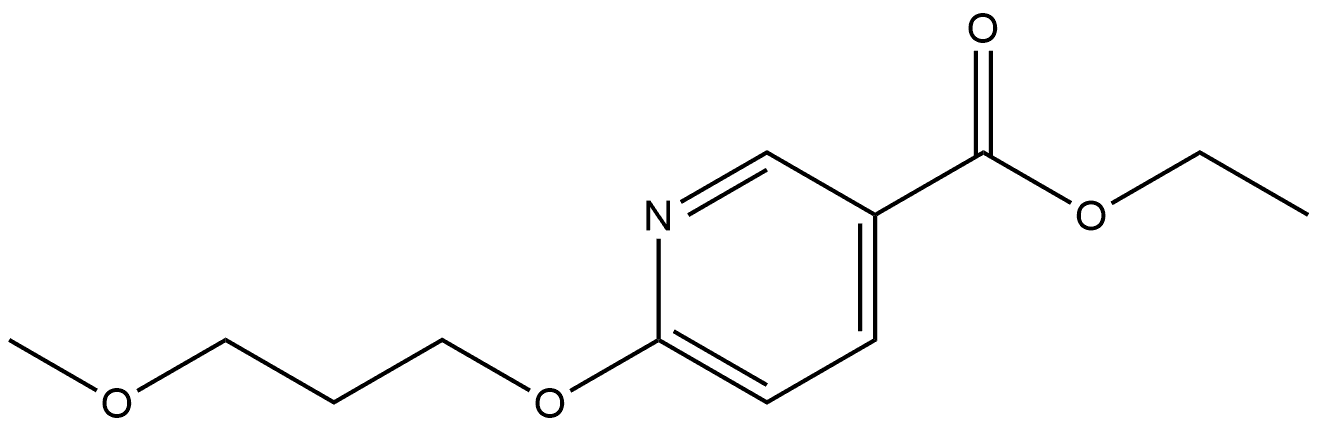 Ethyl 6-(3-methoxypropoxy)-3-pyridinecarboxylate Structure