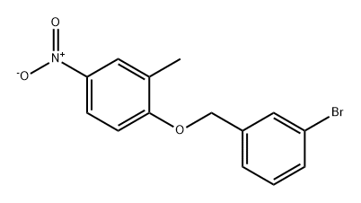 1-[(3-Bromophenyl)methoxy]-2-methyl-4-nitrobenzene Structure