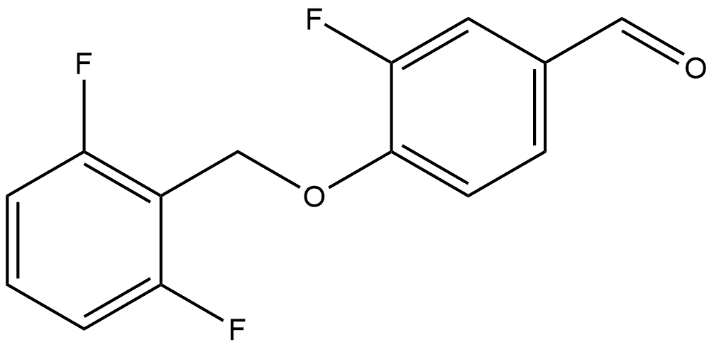 4-[(2,6-Difluorophenyl)methoxy]-3-fluorobenzaldehyde Structure