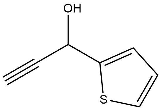 2-Thiophenemethanol, α-ethynyl- Structure