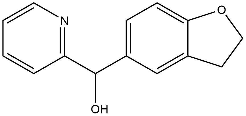 α-(2,3-Dihydro-5-benzofuranyl)-2-pyridinemethanol Structure