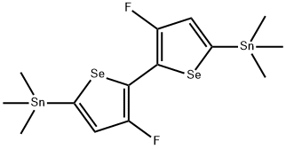 Stannane, 1,1'-(3,3'-difluoro[2,2'-biselenophene]-5,5'-diyl)bis[1,1,1-trimethyl- Structure