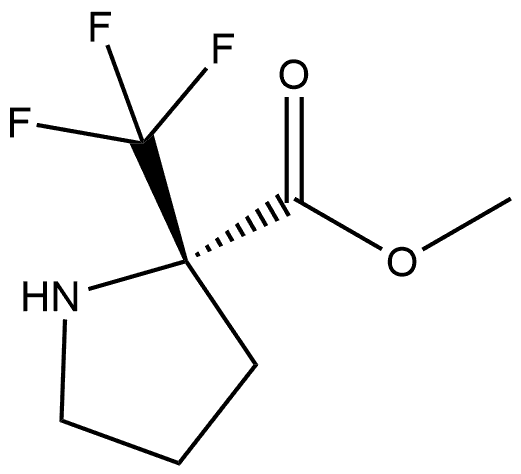 methyl (S)-2-(trifluoromethyl)pyrrolidine-2-carboxylate Structure