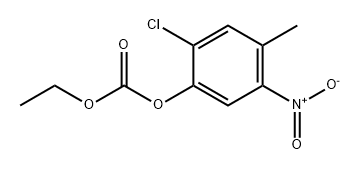 2-chloro-4-methyl-5-nitrophenyl ethyl carbonate Structure