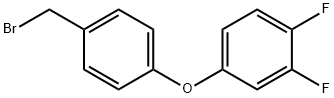 4-[4-(bromomethyl)phenoxy]-1,2-difluorobenzene Structure