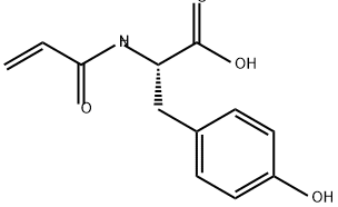 L-Tyrosine, N-(1-oxo-2-propen-1-yl)- Structure