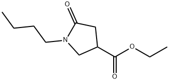 Ethyl 1-butyl-5-oxopyrrolidine-3-carboxylate Structure