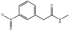 Benzeneacetamide, N-methyl-3-nitro- Structure