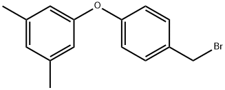 1-[4-(bromomethyl)phenoxy]-3,5-dimethylbenzene Structure