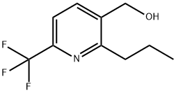 3-Pyridinemethanol, 2-propyl-6-(trifluoromethyl)- 구조식 이미지