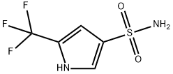 5-(Trifluoromethyl)-1H-pyrrole-3-sulfonamide 구조식 이미지