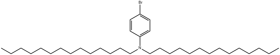 Benzenamine, 4-bromo-N,N-ditetradecyl- 구조식 이미지