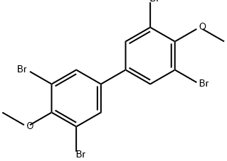 1,1'-Biphenyl, 3,3',5,5'-tetrabromo-4,4'-dimethoxy- Structure