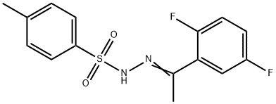 N'-(1-(2,5-difluorophenyl)ethylidene)-4-methylbenzenesulfonohydrazide Structure