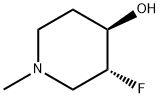 (3R,4R)-3-fluoro-1-methylpiperidin-4-ol Structure