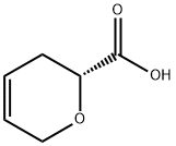 2H-Pyran-2-carboxylic acid, 3,6-dihydro-, (2R)- 구조식 이미지