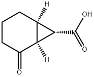 (1S,6R,7S)-2-Oxobicyclo[4.1.0]heptane-7-carboxylic acid Structure